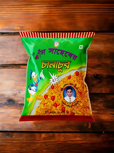 chanachur of o r khan agro food which brand name is khan shaheber
